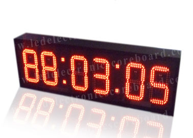 Цифровые часы супер яркости красные, таймер цифров для вокзала