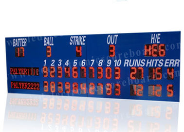 Профессиональное табло бейсбола СИД с голубым шкафом 1400мм*3800мм*100мм рамки