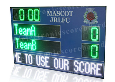 Мульти- доска счета цифров спорт и электронное табло футбола СИД в зеленом цвете