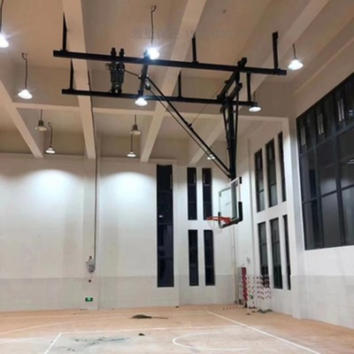 Алюминиевый не электрический потолок обруча баскетбола установил