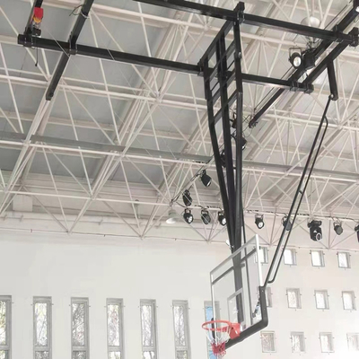 Алюминиевый не электрический потолок обруча баскетбола установил