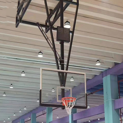 Закаленная стеклянная складчатость обруча баскетбола бакборта электрическая приостанавливала