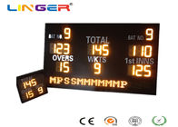 AC220V / 110V Electronic Cricket Sports Scoreboard With Iron Frame Cabinet